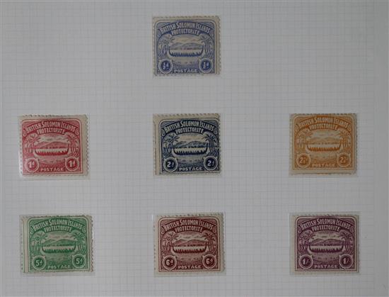 A mainly mint collection of Solomon Island stamps